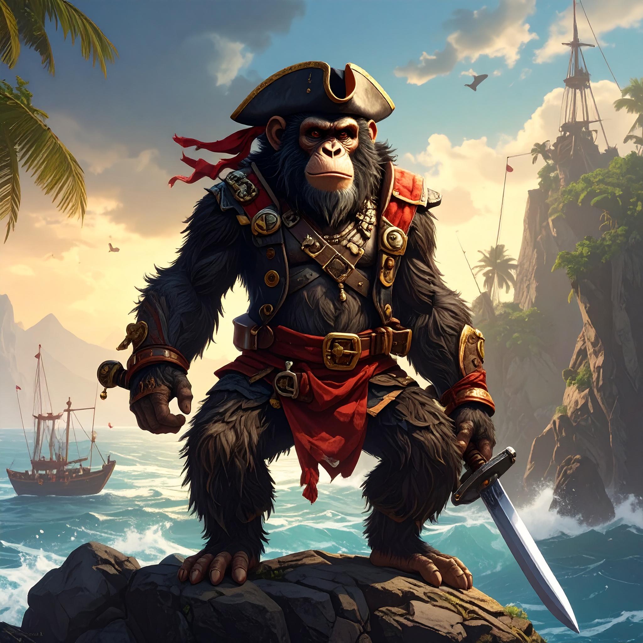 Ape pirate number 3 picture